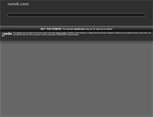 Tablet Screenshot of nendi.com
